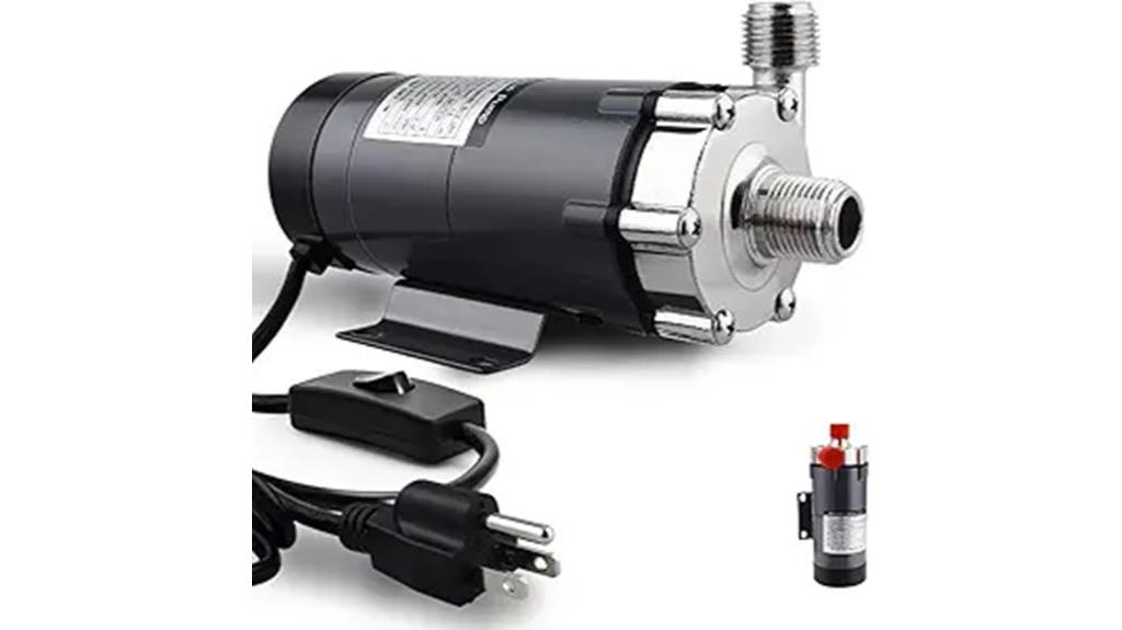 magnetic drive brewing pump