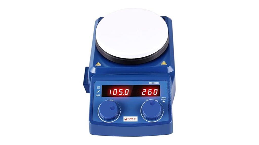 magnetic stirrer hot plate capacity