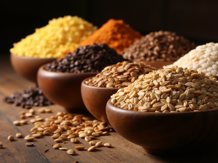 malt and grains for brewing