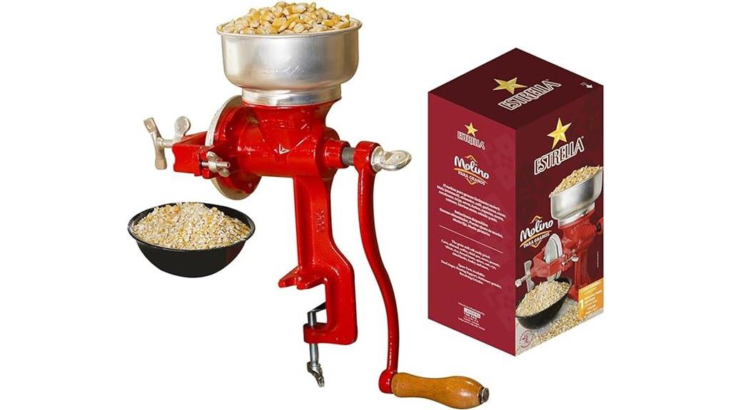 manual crank corn grinder