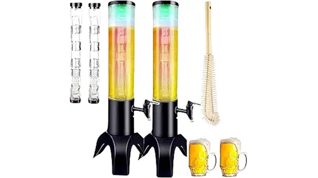 mimosa tower with lights