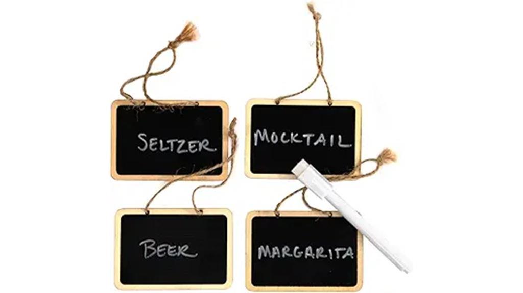 mini chalkboard sign set