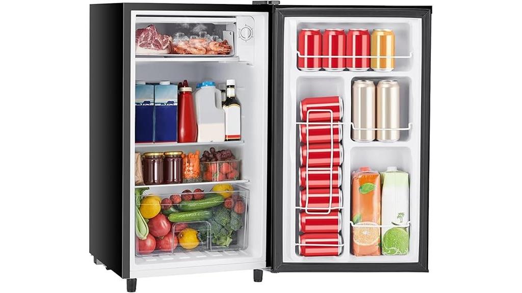 mini fridge with freezer