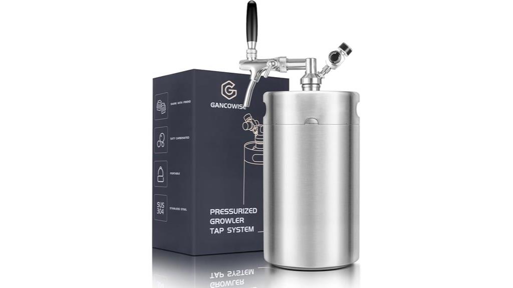 mini keg pressurized dispenser