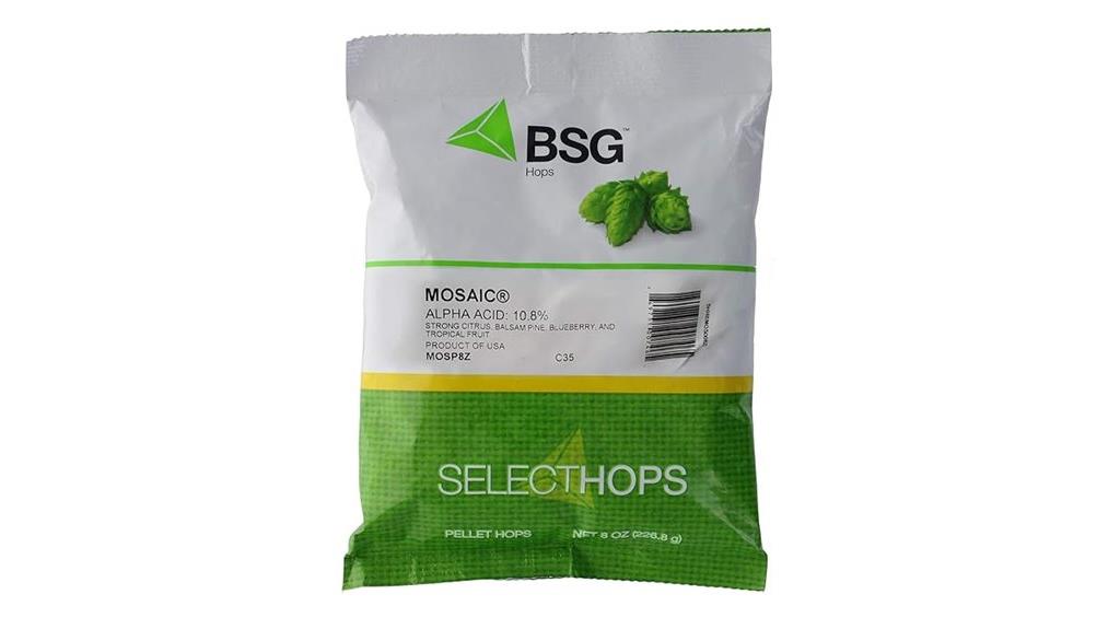 mosaic hop pellets available