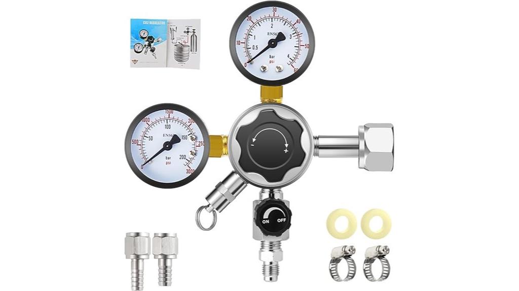 mrbrew cga 320 keg regulator disconnect co2