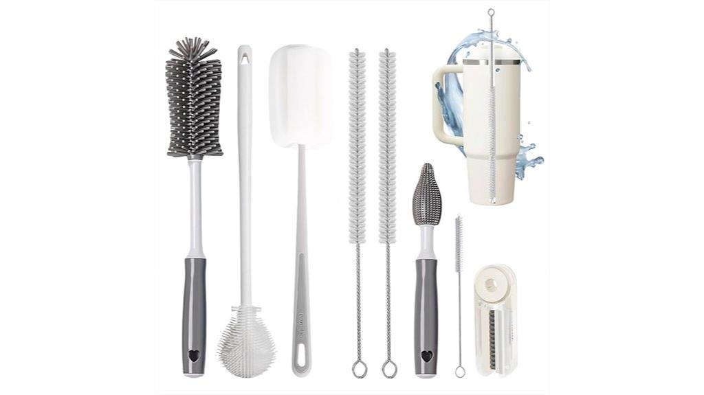 multipurpose cleaning brush set