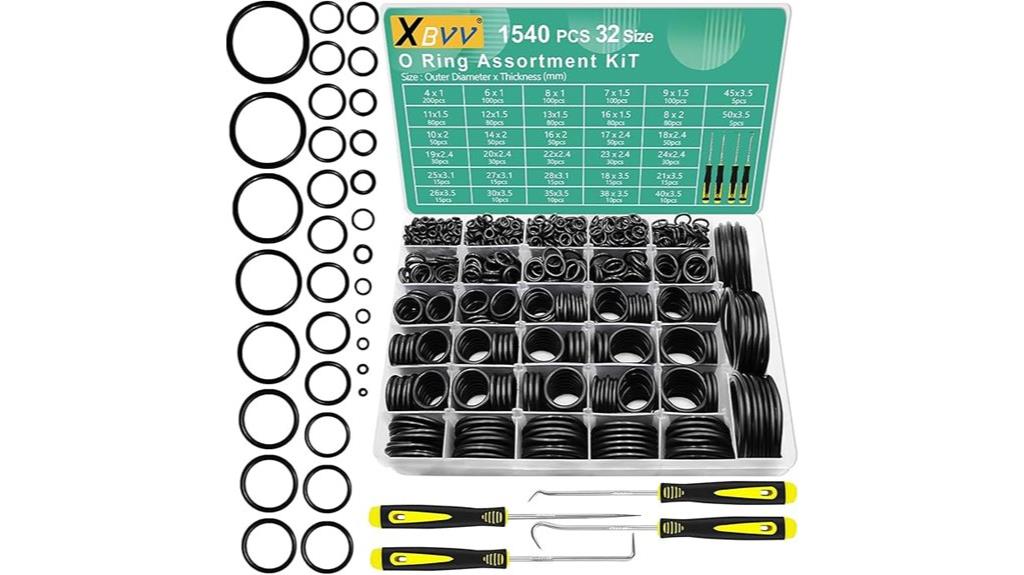 nitrile rubber o ring assortment kit