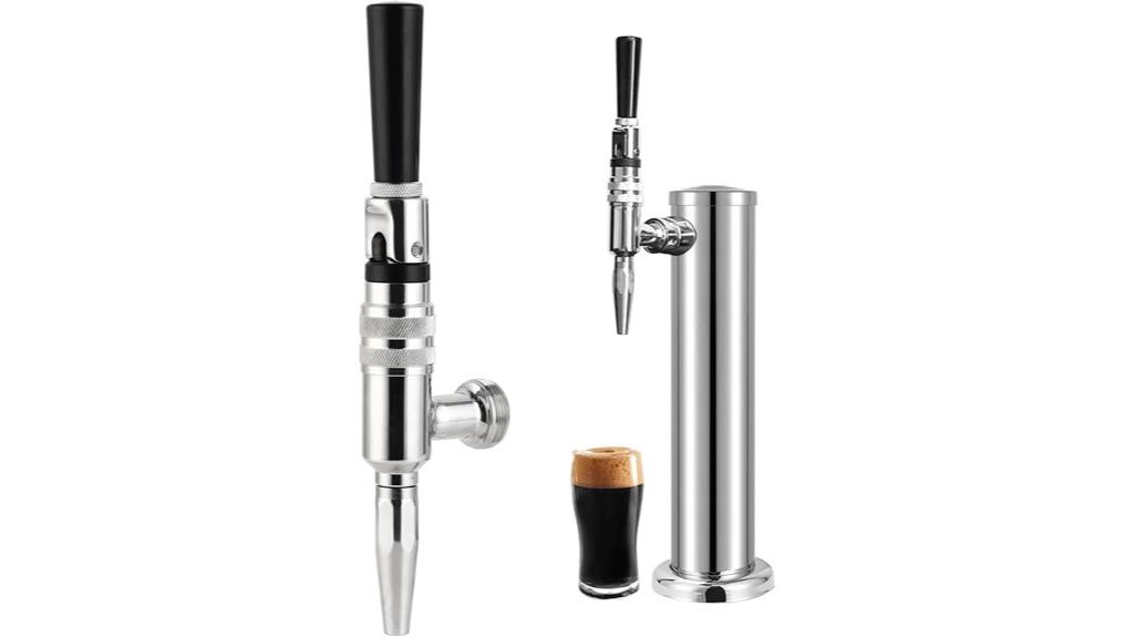 nitrogen infused stout coffee beer faucet
