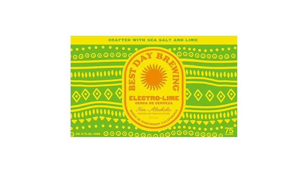 non alcoholic electro lime cerveza