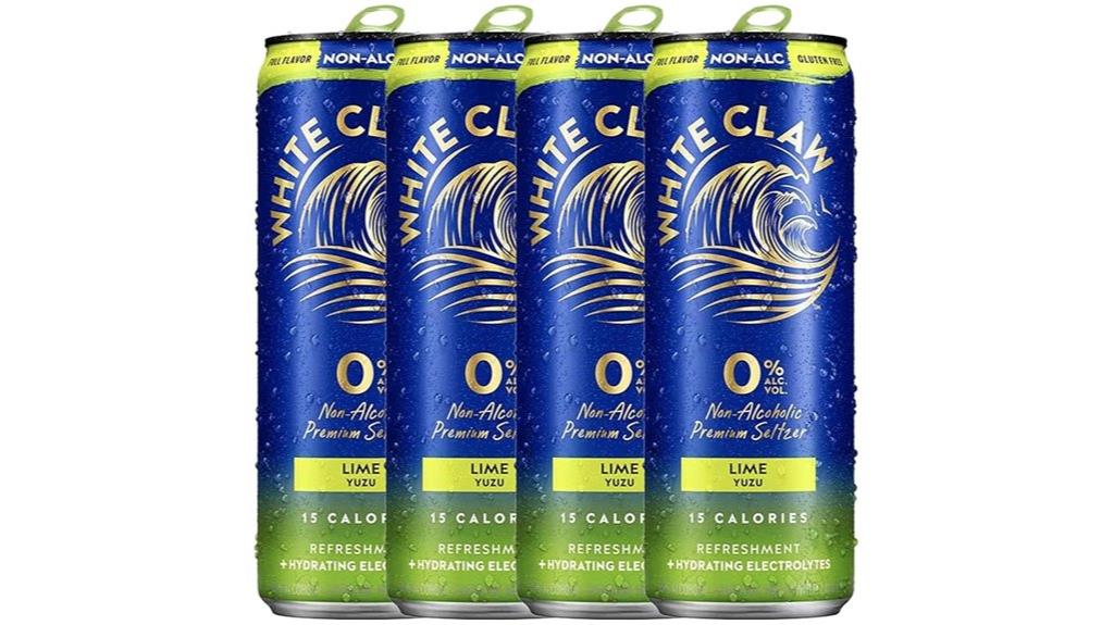 non alcoholic lime seltzer