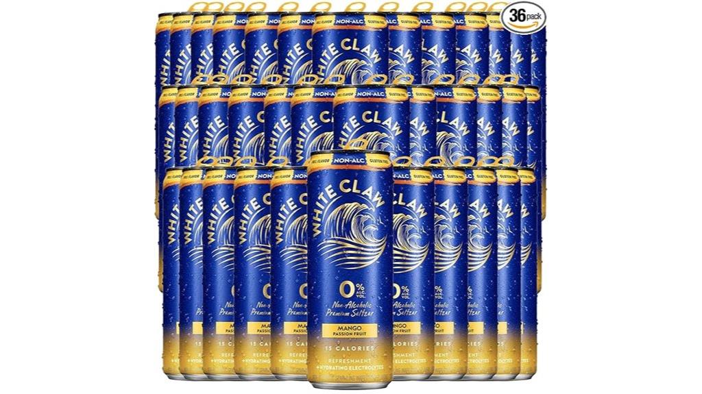 non alcoholic mango seltzer pack