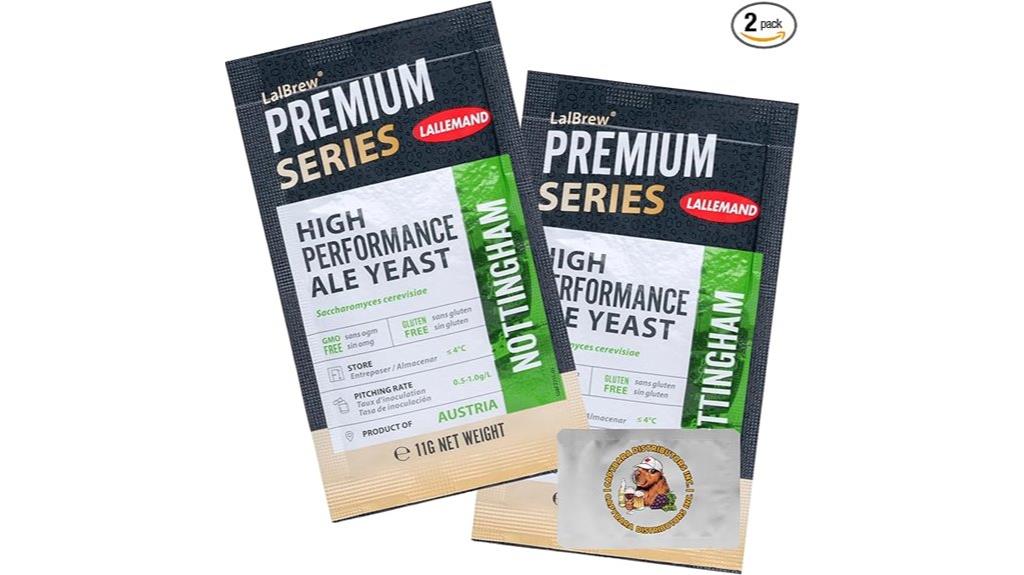 nottingham brewing yeast sachets
