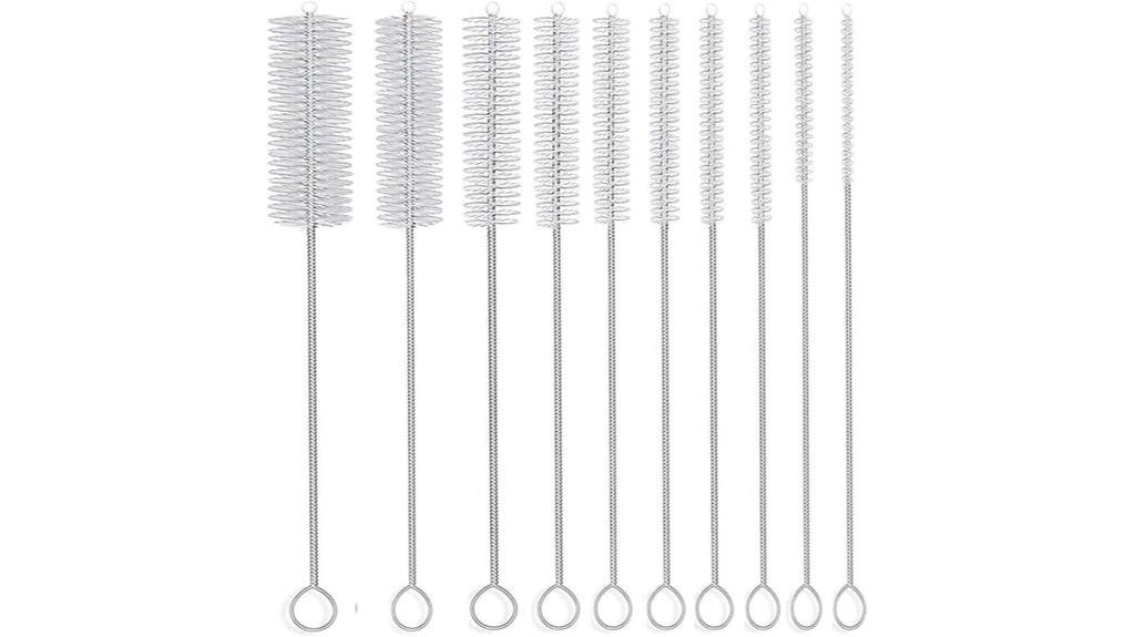 nylon straw cleaning brushes