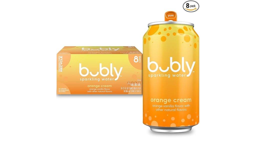 orange creamsicle sparkling water