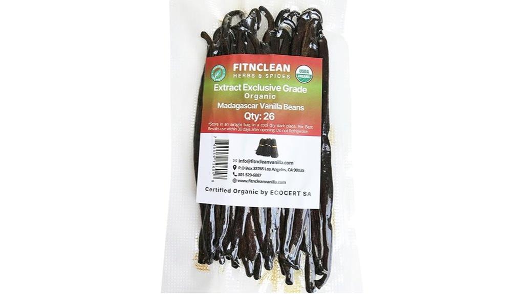 organic madagascar vanilla beans