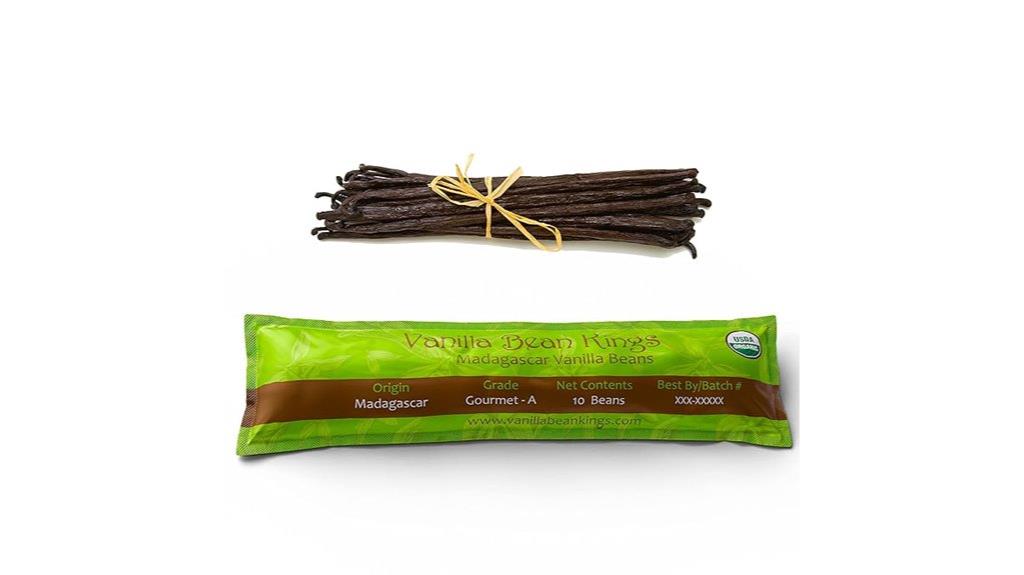 organic madagascar vanilla pods