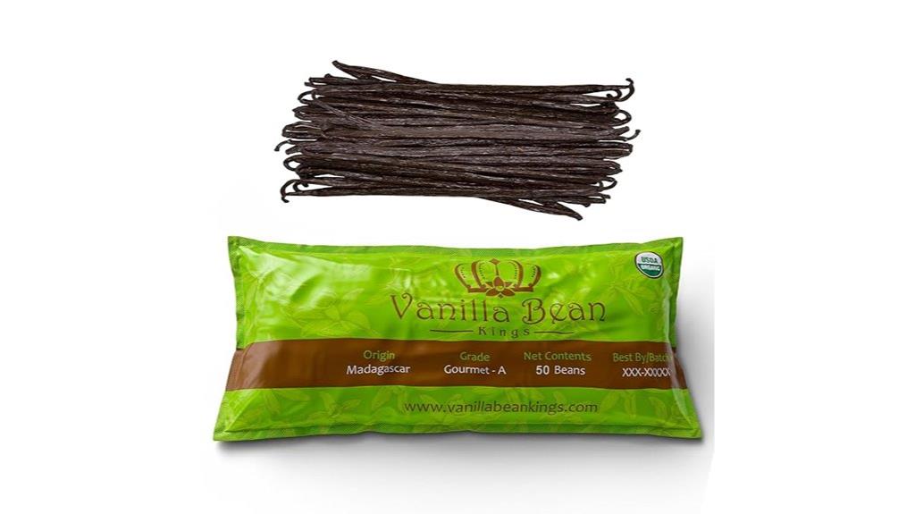 organic madagascar vanilla pods