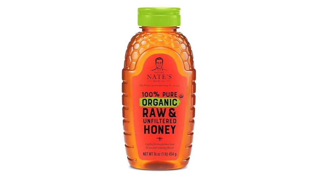 organic raw honey squeeze