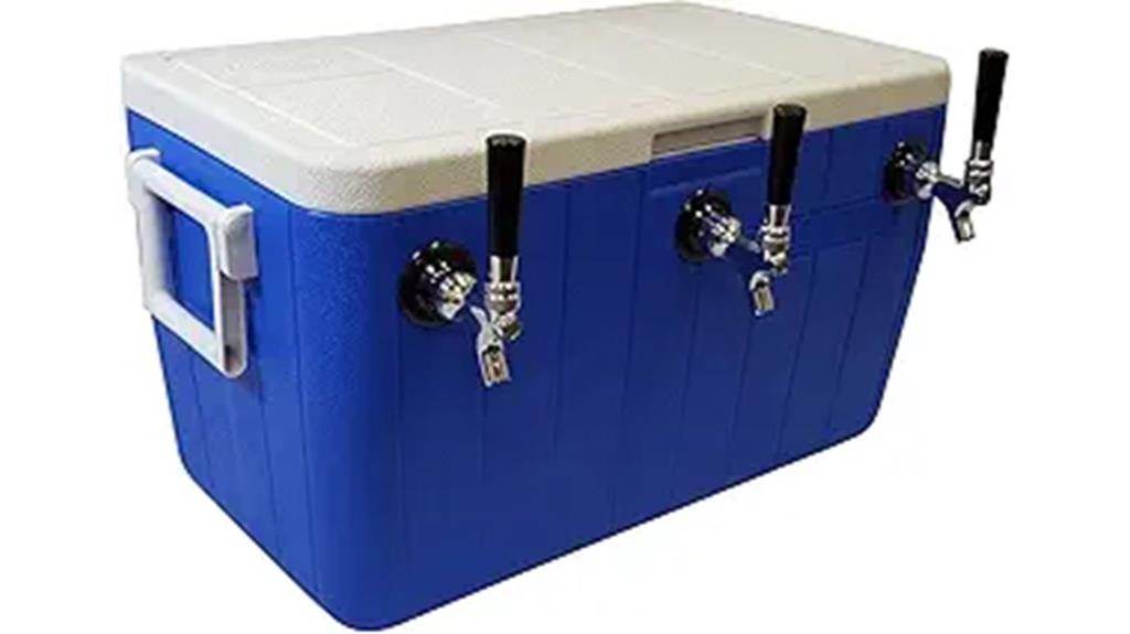outdoor beer cooler system