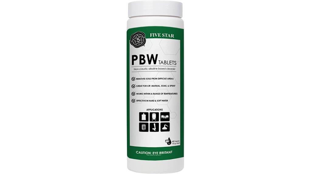 pbw tablets for cleaning
