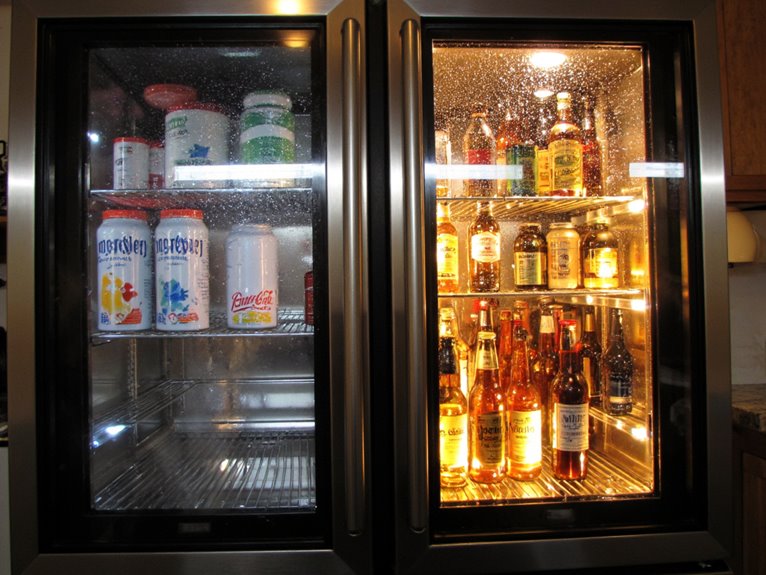 perfectly chilled beer refrigerators