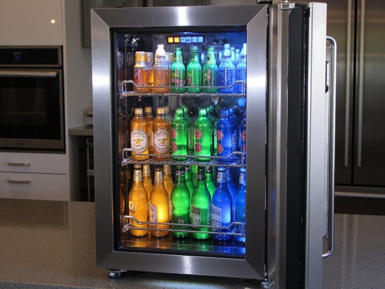 perfectly chilled beer storage