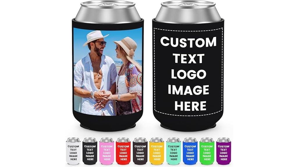 personalized beer can sleeves