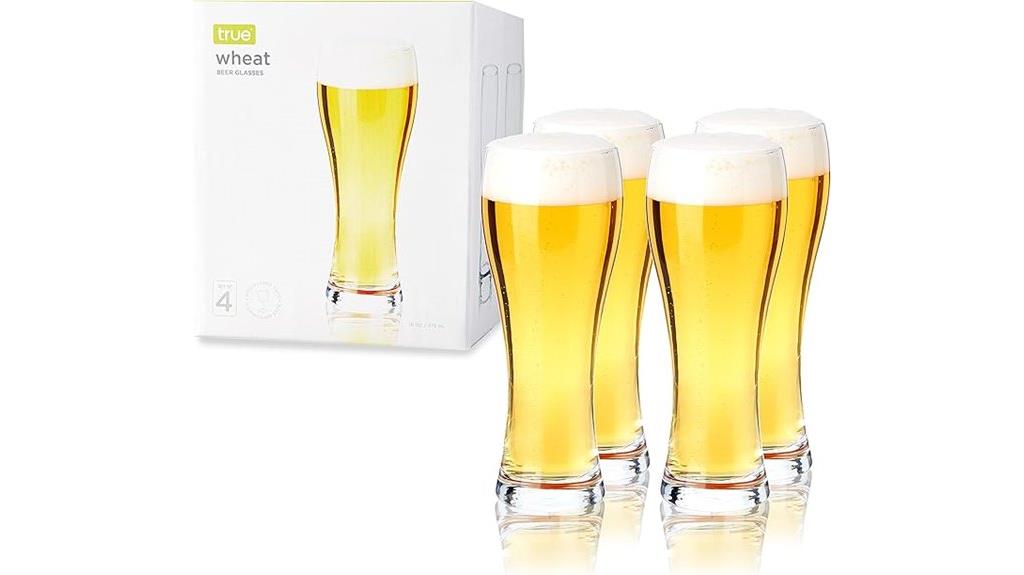pilsner beer glasses set