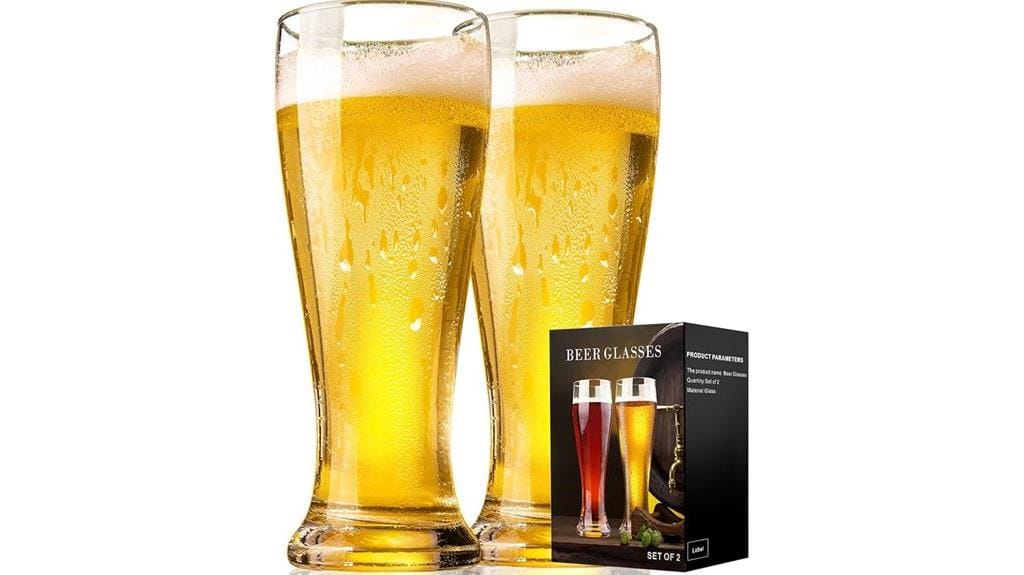 pint glass set 14 oz