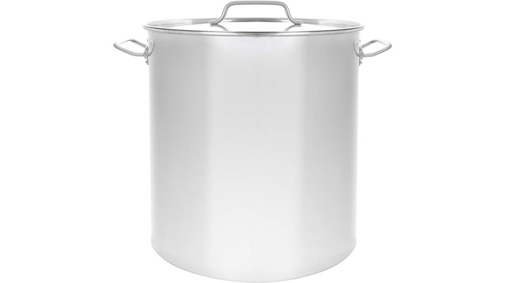 polished stainless steel kettle