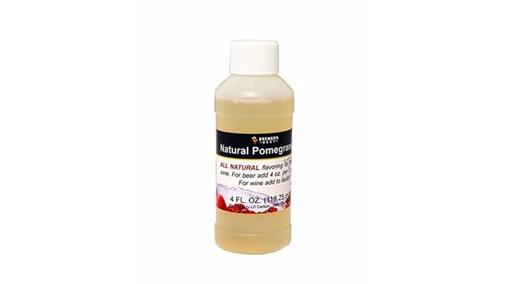 pomegranate beer and wine flavoring