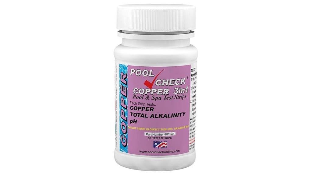 pool test strip kit