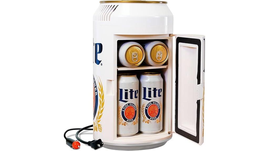 portable 8 can beverage cooler fridge