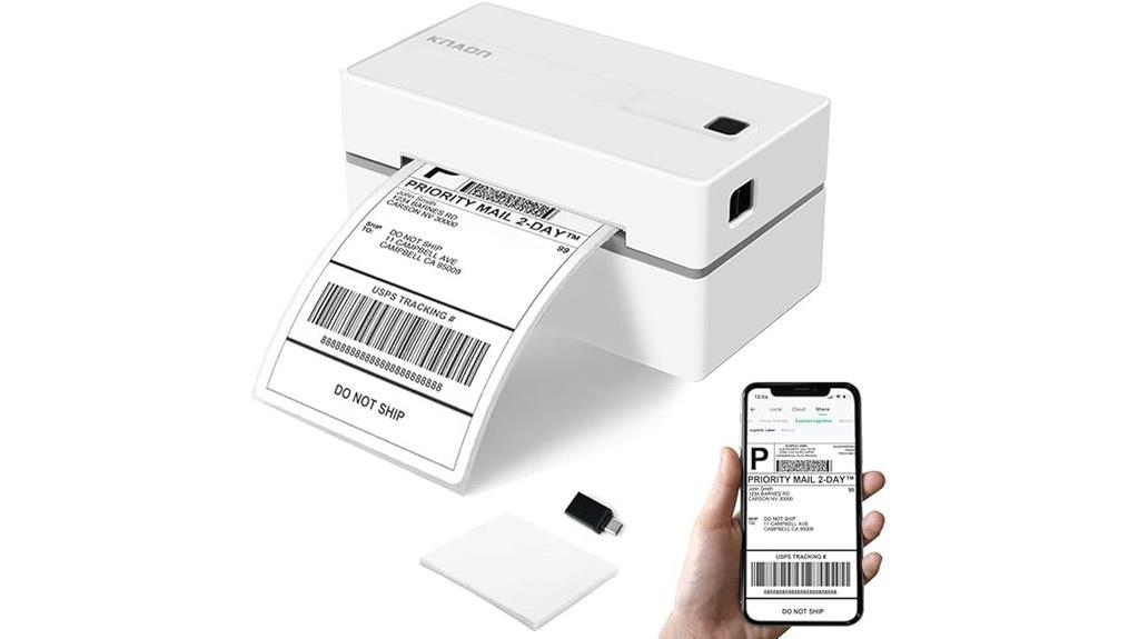 portable bluetooth label printer