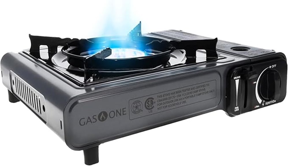 portable camping stove system