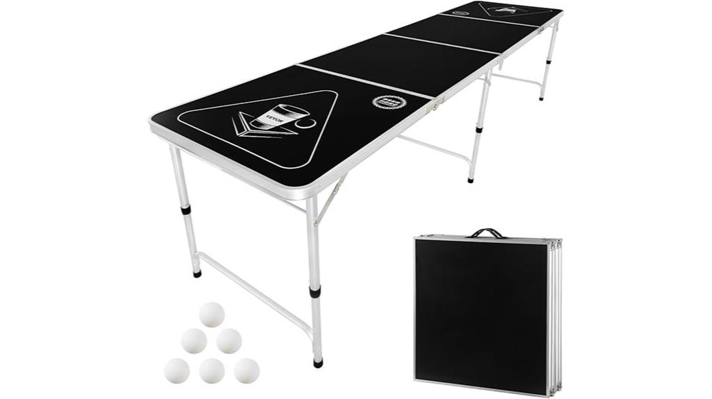 portable folding pong table
