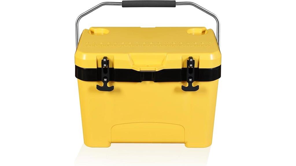 portable hard ice cooler