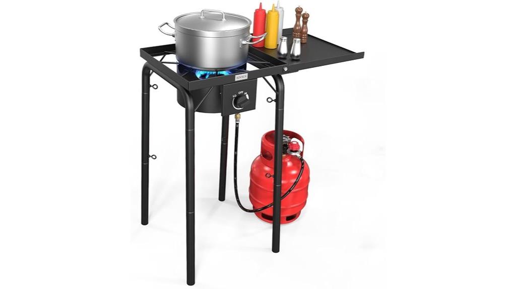portable high heat gas stove