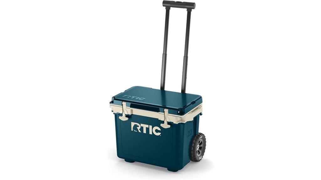 portable ice retention cooler
