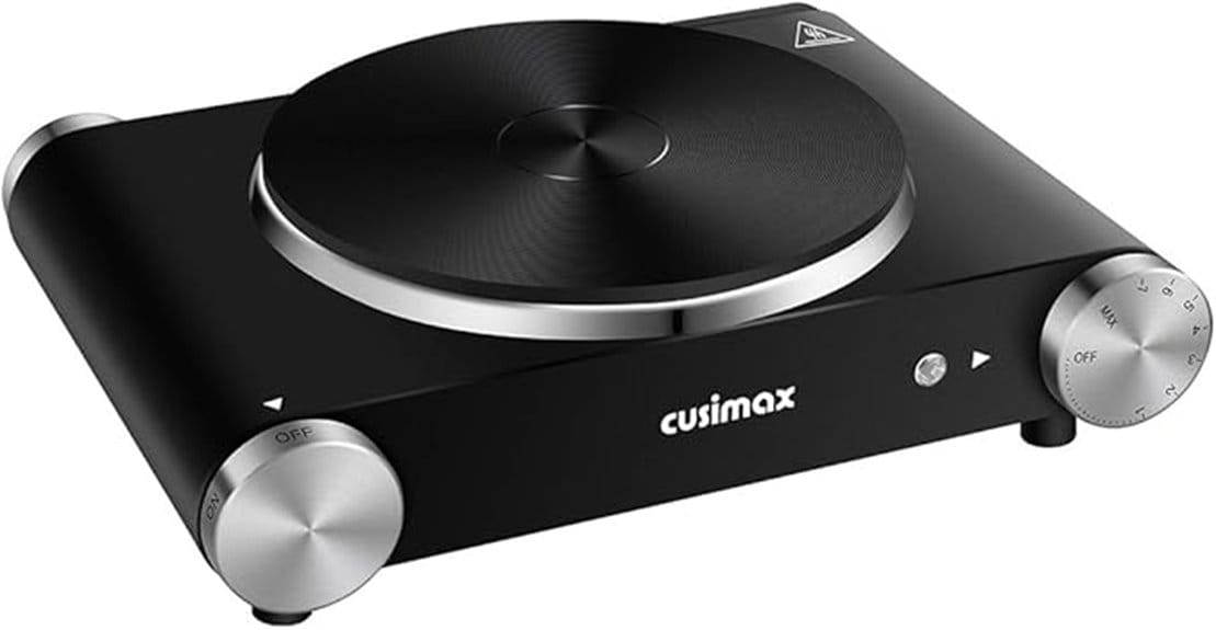 portable single burner hot plate