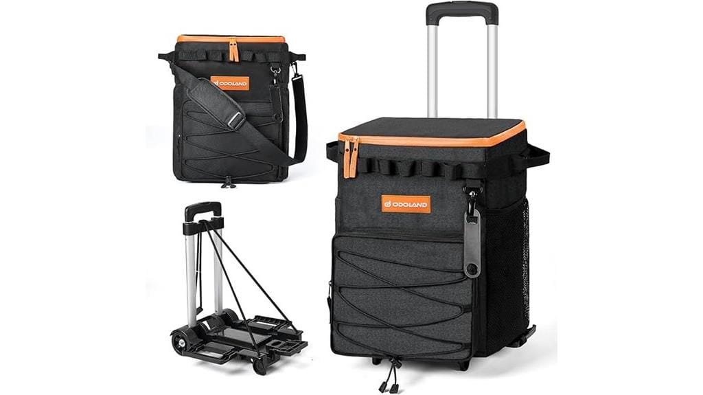portable wheeled soft cooler