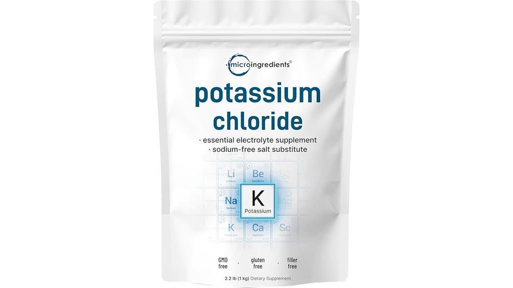 potassium chloride electrolyte supplement
