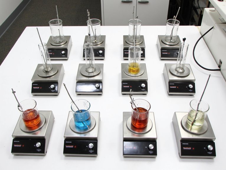 precise laboratory mixing and heating