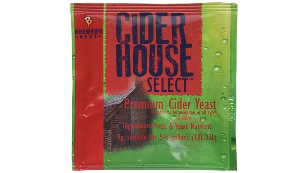 premium cider yeast pack