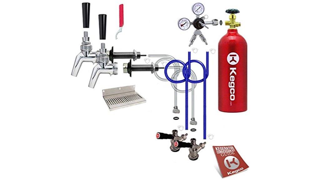 premium door mount kegerator kit
