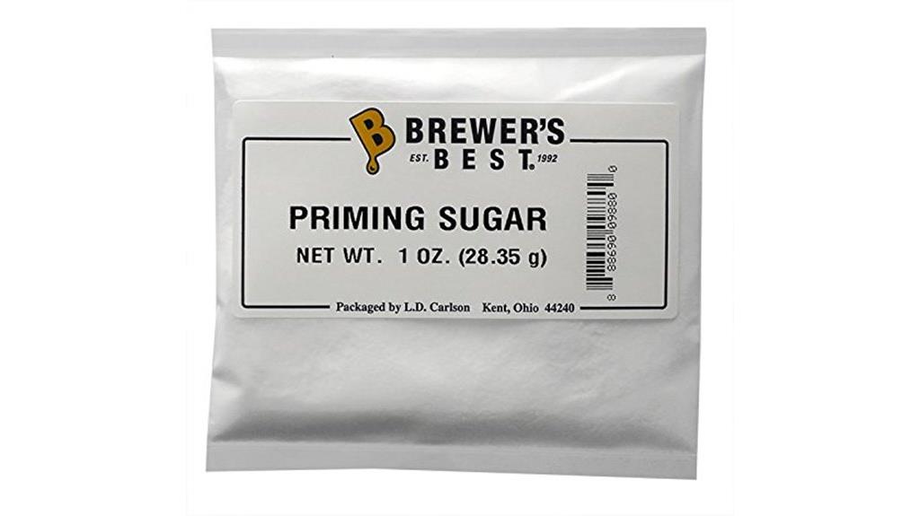 priming sugar quantity specified