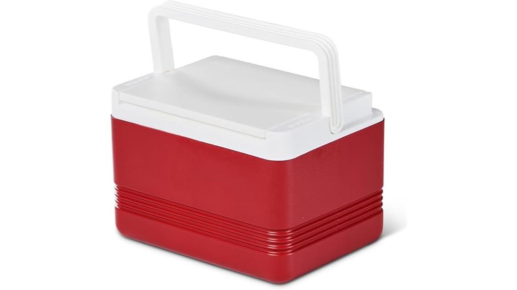 red 6 can cooler