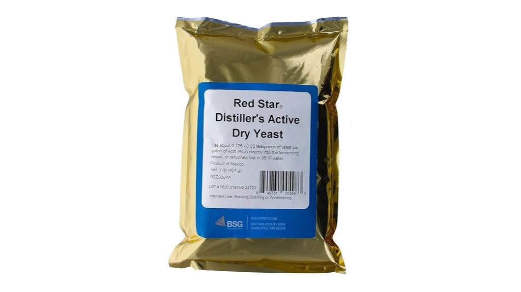 red star yeast package
