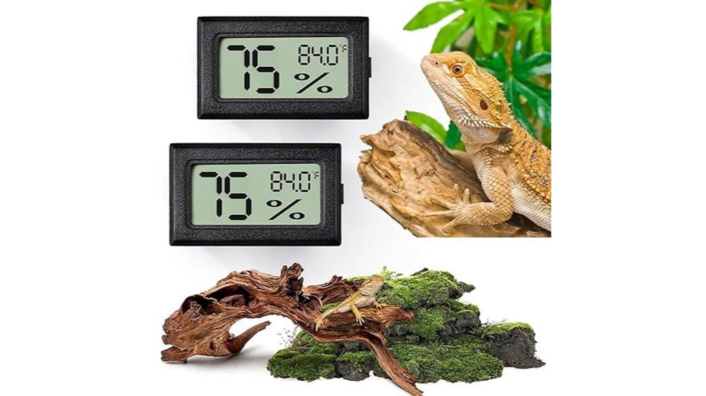 reptile thermometer humidity gauge